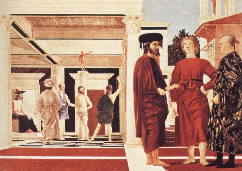 Piero della Francesca The Flagellation of Jesus oil painting image
